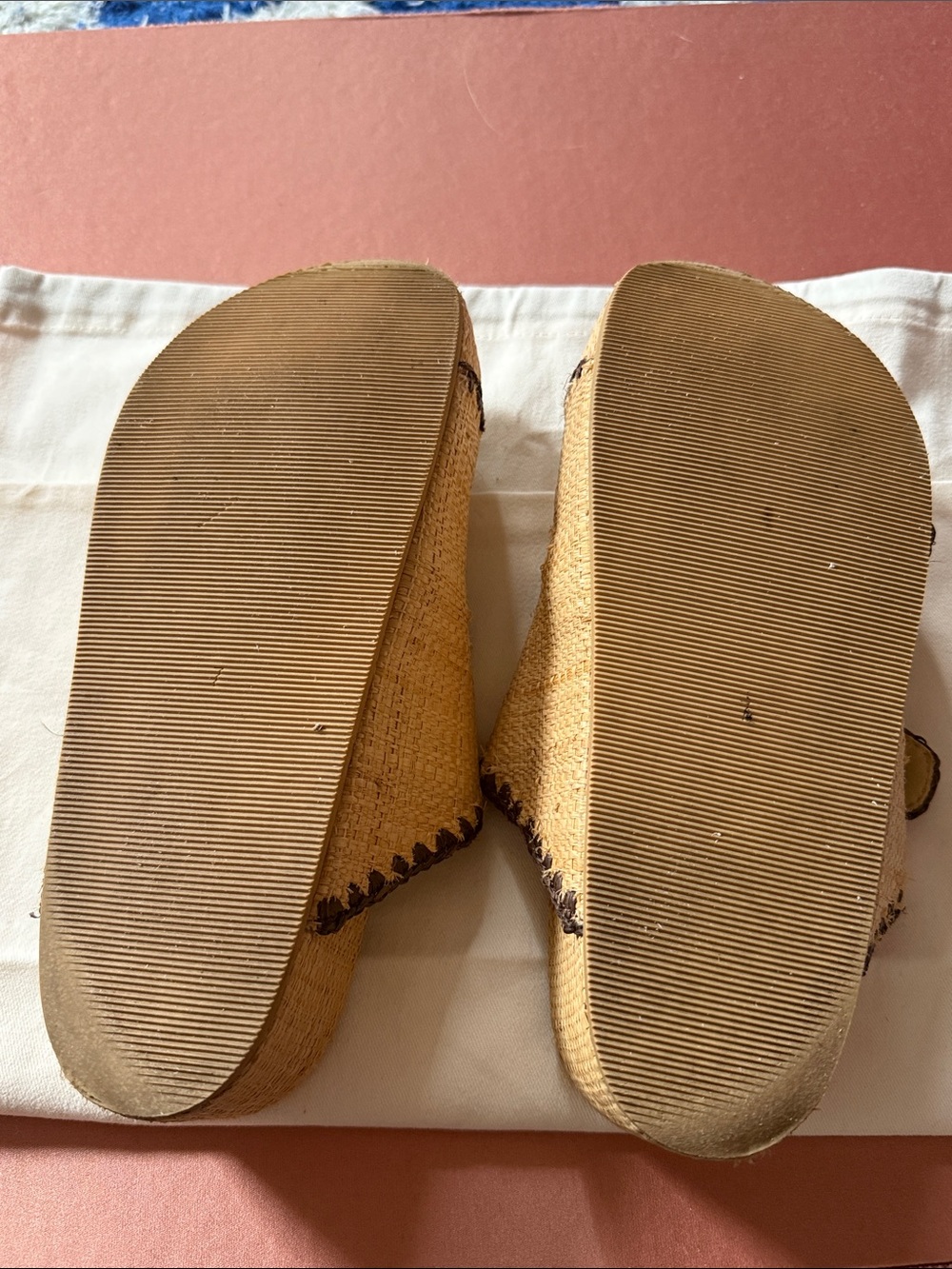 💛 Loeffler Randall Theo 40MM Cotton-Blend Platform Sandals - Picture 9 of 10